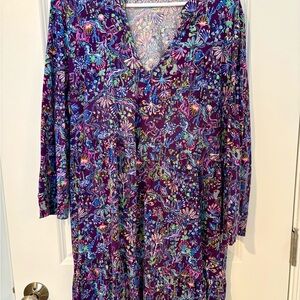 Lilly Pulitzer Purple Floral Dress